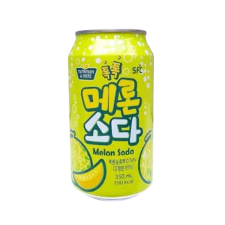 CARBONATED DRINK MELON SODA 350ML