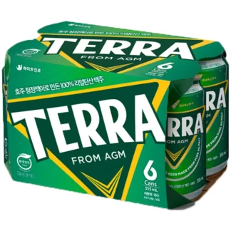 BEER TERRA CAN 355ML 태라맥주 캔