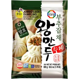 VEGETABLE DUMPLING LEEK BOOCHOO WANGMANDU 800G
